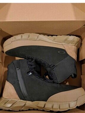 New Mens Mid Zip Coyote Oakley boots (F0F100348)